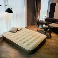 ราคา ที่นอนเป่าลม 5 ฟุต สีเบจ พร้อมที่เติมลม ไฟฟ้า ที่นอนปิกนิก ที่นอนปิคนิก AIR BED Camping (1729462571699833290)