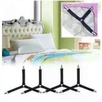 ราคา 【CPA】สายรัดผ้าปูที่นอน สายรัดมุมเตียงนอนสีดำ (1 เซต มี 4 เส้น) ยางรัดมุมเตียงนอนให้ตึง Bed Clip (1731653279619975864)