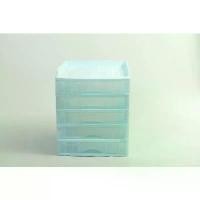 ราคา แนะนำ ตู้ลิ้นชัก 5 ชั้น พร้อมถาดบน สีฟ้าพาสเทล รุ่น A109-2 Organizer with upper tray BluePastel color (1731706760081016473)