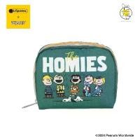 ราคา Lesportsac Square Cosmetic Bag กระเป๋าเครื่องสำอางใบเล็ก Style 6701 Lesportsac x Peanuts (1732435651276539105)