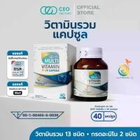 ราคา Multivitamin Plus (Capsule) CEO Factory (CEO Factory Brand) วิตามินรวม 13 ชนิด Vitamin B Complex , Vitamin E , Vitamin K , Vitamin D , Vitamin A และกรดอะมิโน 2 ชนิด L-cysteine Glycine (173115272410808
