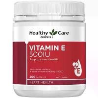 ราคา Healthy Care Australia VITAMIN E 500IU วิตามินอี 200 แคปซูล (1730156159064508742)