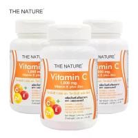 ราคา [แพ็ค 3 ขวดสุดคุ้ม] วิตามินซี 1000 มก. พลัส อี เดอะเนเจอร์ Vitamin C 1000 mg. Vitamin E plus Zinc The nature Vitamin C plus Vitamin E (1730917499557873819)