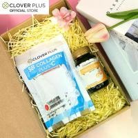 ราคา Gift Set Clover Plus SB COLLAGEN PLUS C คอลลาเจน ผสมวิตามินซี + Vitamin C 500 mg อาหารเสริมวิตามินซี 500 มก. (30 แคปซูล) (1731705637712987162)