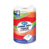 ราคา เอโร่ กระดาษชำระ 2 ชั้น ม้วนใหญ่ 4 ม้วน ARO Toilet Tissue 2 Ply 4 rolls (1732242909916464579)