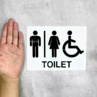 ราคา ป้ายห้องน้ำรวม พร้อมส่ง! TOILET ป้ายห้องน้ำชายหญิง ป้ายสุขา สไตล์โมเดิร์น ป้ายมินิมอล, Designfac (1729639904899533597)