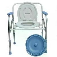 ราคา Foldable Commode โครงอลูมิเนียม ชักโครกพกพา Toilet Patient ชักโครกผู้ใหญ่ เก้าอี้ชักโครก ส้วมเคลื่อนที่ 3in1 เก้าอี้อาบน้ำ ห้องน้ำคนท้อง (1729620410578012715)