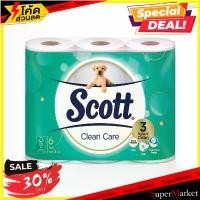 ราคา HSJUXN Blockbuster สุดฮิต!! กระดาษชำระ SCOTT CLEAN CARE แพ็ค 6 ม้วน TOILET TISSUE SCOTT CLEAN CARE PACK6 กระดาษชำระ (1732055703062676729)