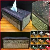 ราคา Ross35 ที่ใส่ทิชชู่ กล่องใส่ทิชชู่ กล่องใส่กระดาษ ผ้าไหม สานเสื่อกก Reed Tissue Box มีลายผ้าไหมให้เลือก (1729645124113501004)