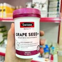 ราคา Swisse Grape Seed+ Bright สูตรพลัส 180, 300 เม็ด สารสกัดจากเมล็ดองุ่น 14,250 mg ของแท้ 100% (Exp : 08/2027) ขนาดทดลอง ชุดทดลอง (1729836757112687042)