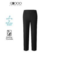 ราคา G2000 - กางเกงขายาวแบบทางการสำหรับผู้ชาย Smart Fit สีดำ (1731372362308748652)