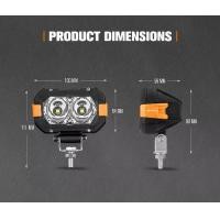 ราคา Lightfox 4" OSRAM Work Light รุ่น LF-WL-20W×2 (แพ็คคู่) (1732033716804814084)