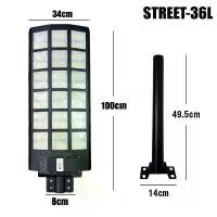 ราคา สว่างถึงเช้า!! ไฟถนนโซล่าเซลล์STREET-LIGHT-36L 150000W ไฟถนนโซล่าเซลล์ ส่องได้36ช่อง ไฟถนน ส่องสว่างถึงเช้า ประกัน 1 ปี น้ำท่วมและไฟสปอตไลท์ เปิด ปิด อัตโนมัติ (1730043364729260091)