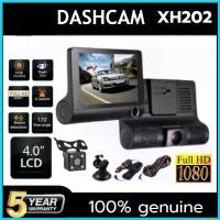 ราคา exaggerativeshop แบบพกพา Dash Cam XH202 พร้อมเครื่องบันทึกในรถยนต์แบบ Dual-Channel Full HD 1080p Car กล้อง (1730196362209299011)