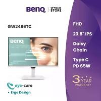 ราคา BenQ GW2486TC IPS 23.8นิ้ว Full HD 1080p USB-C 100Hz Eye Care Monitor ปรับระดับความสูงจอได้ (จอคอมถนอมสายตา) (1732294893523535228)