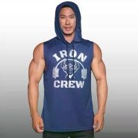 ราคา IRON CREW เสื้อฮู้ดแขนกุด Sleeveless Hoodies (1731354382775454607)