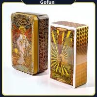 ราคา [พร้อมส่ง] Golden Art Nouveau ไพ่ยิปซี ไพ่ทาโรต์ Tarot card (พร้อมส่ง) Iron Box Tarot (1732035188367197537)