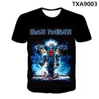 ราคา เสื้อยืด Iron Maiden, โลหะหนักใหม่, สไตล์ร็อค, พิมพ์ 3 มิติ, แขนสั้น, ดีไซน์หัวกะโหลกย้อนยุค, เสื้อยืดกระเป๋า ผู้ชาย Man (1730132118493563668)