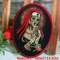 ราคา แม่ชีแห่งความตาย ตัวรีดติดเสื้อ อาร์มรีด อาร์มปัก ตกแต่งเสื้อผ้า หมวก กระเป๋า แจ๊คเก็ตยีนส์ Dark Embroidered Iron ... (1732408318205003018)