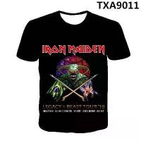 ราคา เสื้อยืด Iron Maiden/Megadance/Hot Rock Band แฟชั่น ขายดีที่สุด ทำจากโพลีเอสเตอร์ 100% Man ผู้ชาย (1730303949035965316)
