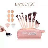 ราคา COD BAYBEYLA Makeup Brush Set Eye Brush Set ชุดแปรงแต่งหน้า สีโรสโกลด์ 7 ชิ้น ชุดแปรงรองพื้นสำหรับทาหน้าและรอบดวงตา (1732335754059941358)