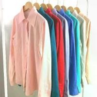 ราคา เสื้อลินินเชิ้ตแขนยาวสลิม Linen Shirts Slim Fit (1731679899065484891)