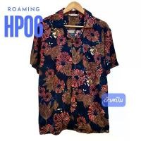 ราคา ROAMING HP06 เสื้อฮาวาย เสื้อครอบครัว ผ้าสปัน ผ้านิ่มใส่สบาย ระบายอากาศได้ดี Hawaiian Shirts (ดอกไม้พื้นกรม) สินค้าดี (1731706359619748982)