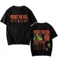 ราคา Sitthichai Jitthawee ขายดี Pierce The Veil I Cant Hear You World Tour T-shirts Two Sides Unisex Cotton TShirts Men Women's Music Tees Rock Band Punk Tops (1731852449183466618)
