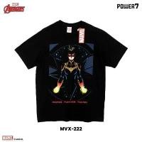 ราคา Power 7 Shop เสื้อยืดการ์ตูน Captain Marvel ลิขสิทธ์แท้ MARVEL COMICS T-SHIRTS (MVX-222) มีบริการเก็บปลายทาง (1731781311113037814)