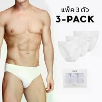 ราคา กางเกงในชาย ยางหุ้ม KOO'S รุ่น Essential แพ็ค-3 ตัว *Men's Underwear 100% Cotton ยางเอวคุณภาพ* (1731051235445410247)