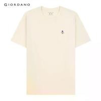 ราคา GIORDANO shirt 2024 GIORDANO เสื้อยืดผู้ชาย Men's Classic Man Tees 01022301 (1732410249747924908)