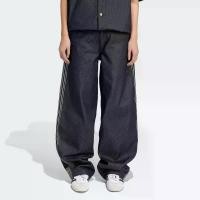 ราคา adidas Lifestyle Denim Pants Women Blue JJ3145 (1731466037362461459)