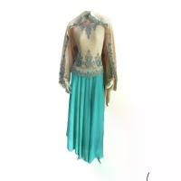 ราคา Long dress for muslim girls, long stylish women's dress, muslim women's dress from Indonesia ชุด ปากี ผู้ หญิง แขนยาว โบว์สีเขียว อาบายา ไม่มีลาย เหลืองเขียว เสื้อเชิ้ตและเสื้อเบลาส์ (1732204508205712