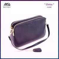 ราคา COD Melinee bags ระเป๋าสะพายข้างผู้หญิง รุ่นChriss (size L) มีสามช่อง มีสายสะพายไหล่ ใส่กระเป๋าตังค์ใบยาวได้TikTok (1731955220337428367)