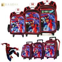 ราคา BAGS BKK พร้อมส่งในไทย กระเป๋าลากได้สะพายได้เด็กๆ กระเป๋าเป้มีล้อลาก Wheal สะพายหลังกระเป๋านักเรียน Superhero marvel Spider Man ขนาด 13-16นิ้ว รุ่น8305 (1731468144726672971)