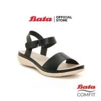 ราคา Bata Comfit Women's Comfort Sandals รองเท้าเพื่อสุขภาพ Comfortwithstyle รองเท้ารัดส้นผู้หญิง รุ่น Pancy สีดำ 6616715 (1729504539187120794)