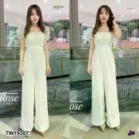 ราคา Garden Clothes ชุดจั๊มสูท จั๊มสูท กางเกงขายาว แขนตุ๊กตา .. สีขาว (1732225635658992319)