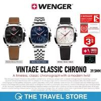 ราคา Wenger VINTAGE CLASSIC CHRONO A timeless, classic chronograph with a modern twist นาฬิกาผู้ชาย สวิสฯ (1731830136711709939)