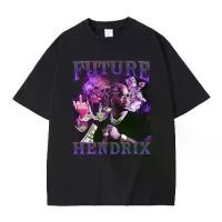 ราคา Rapper อนาคต Hendrix เสื้อยืดกราฟิกพิมพ์, สำหรับผู้ชายและผู้หญิง, สไตล์ฮิปฮอป, เสื้อยืดวินเทจยุค 90, แขนสั้น, Streetwear, เสื้อยืดขนาดใหญ่, [COD] (1731277613597296113)