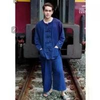 ราคา เสื้อม่อฮ่อมแขนยาวกระดุมจีน คลังสินค้า streetwear เสื้อฮาวาย ผู้ชาย အကျီလှလှလေးများ เสื้อผ้าแนวผู้ดีสําหรับวัย50ปี เสื้อสไตล์oldmoney (1731918601925134623)