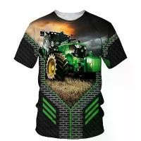 ราคา เสื้อยืดพิมพ์ลาย 3D สำหรับเด็กและเด็กชาย เสื้อยืดรถแทรกเตอร์รถยนต์สำหรับผู้ชายและผู้หญิง เสื้อยืดลำลองแฟชั่นฮาราจูกุ Streetwear ท็อปส์ซูขนาดใหญ่ (1730045678110542810)
