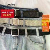 ราคา เข็มขัดถัก, Lovito, สไตล์ลำลอง, ทันสมัย, วัสดุยืดทอ, สำหรับผู้ชายและผู้หญิง, มีสี: กาแฟ, ขาวออฟไวท์, และดำ, L50AD160 (1732448427076650893)