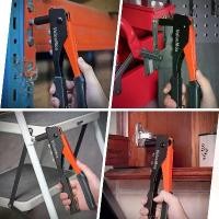 ราคา ValueMax คีมย้ำรีเวท 200 ลูก น๊อตรีเวท คีมยิงรีเวท พร้อมลูกยิง คู่มือ Hand Riveter Tool ปืนชุดคู่มือ เครื่องยิงรีเวท COD (1732456037689689946)