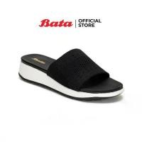 ราคา Bata บาจา รองเท้าแตะ รองเท้าแตะหญิง สลิปเปอร์ Sandals รองเท้าแตะเสริมส้น สำหรับผู้หญิง สีดำ รหัส 6616864 สีชมพู รหัส 6615864 (1729940684106730138)