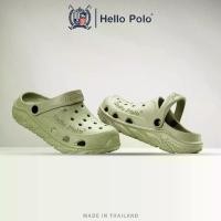 ราคา พร้อมส่งจากไทย Hello polo big toe women shoes high heel sandals soft thick bottom Hello polo shoes non-slip and durable hp8055 (1732112267299095714)