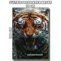 ราคา โปสเตอร์ภาพวาดพิมพ์ลาย, ตกแต่งสุลต่าน, ตกแต่งผนังเสือ, ขนาดจัมโบ้, พร้อมภาพวาดกรอบ FRAME (1732385426746803207)