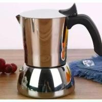 ราคา [เก็บเงินปลายทาง] หม้อต้มกาแฟ กาต้มกาแฟ moka pot กาชงต้มกาแฟสแตนเลส (1732288860159444771)
