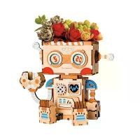 ราคา พร้อมส่ง DIY Flower Pot -Pot Robot- กระถางต้นไม้ รูปหุ่นยนต์ รหัส FT761 (1731361224060142868)