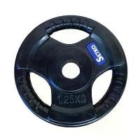 ราคา SETKO Plate แผ่นน้ำหนัก หุ้มยาง 25mm 1.25 KG (Black) สินค้าดี (1732089521384097121)