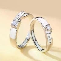 ราคา แหวนคู่ ดีไซน์รูปหัวใจตัวอักษร เรียบหรู แหวนเปิด ดีไซน์เฉพาะ ความรักนิรันดร์ แหวนสารภาพ เหมาะสำหรับคู่รัก ring plate gorgiana ring (1732396679386006710)